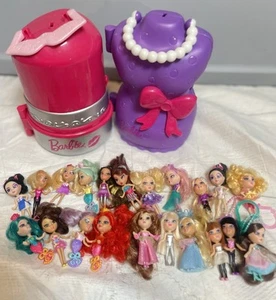 Barbie Mini B Take-Along Spielsets und Puppe Lot Peekaboo Boutique Salon Meerjungfrauen - Bild 1 von 13
