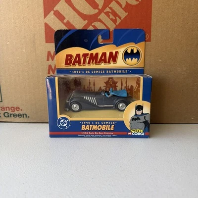 Batman 1940's DC Comics Batmobile Corgi 77317 1:43rd Scale Die-Cast Vehicle - Image 1 of 2