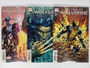 Return of Wolverine #1-3 Steve McNiven Marvel Comics 2018 NM Persephone - Picture 1 of 4
