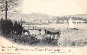 AK - SCHWEIZ - ZÜRICH - UNGETEILTER RÜCKEN - VERSCHICKT 1901 - Bild 1 von 2