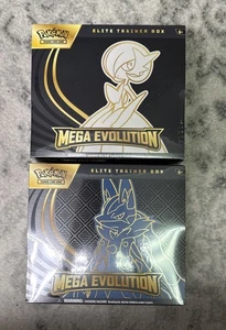 Mega Evolution Lucario & Gardevoir Elite Trainer Box ETB Juego de 2 Nuevo/Sellado ✅ - Imagen 1 de 2