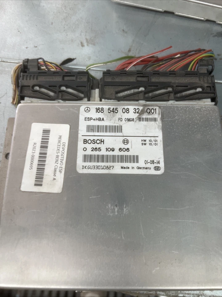 0265109606 CENTRALINA ESP BOSCH MERCEDES-BENZ CLASSE A (W168) (1997>2004) 168545 - Immagine 1 di 2
