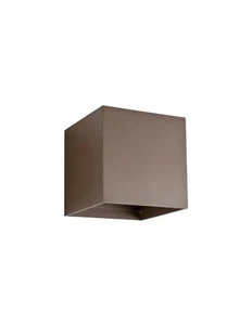 Applique a led per esterno design moderno cubo marrone RD-0422 - Imagen 1 de 1