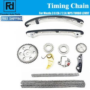 Timing Chain Kit Fits Mazda 3 6 CX-7 2.3L MPS TURBO L3VDT PREMIUM QUALITY - Picture 1 of 5