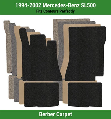 Alfombrillas de fila delantera y trasera Lloyd Berber para Mercedes-Benz SL500 1994-2002  Foto 1 de 4