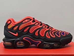 Nike Air Max Plus Drift GS UK 4.5/5 EUR 37.5/38 Black Bright Crimson FD4290 003 - Picture 1 of 13