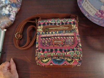 Sakroots by The Sak Crossbody Messenger Bag Purse Artist Circle Beautiful - Image 1 of 4