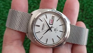 BELLISSIMO OROLOGIO VINTAGE SEIKO LM 5606-7160 QUADRANTE ORIGINALE AUTOMATICO 23 JEWELS JAPAN - Foto 1 di 13