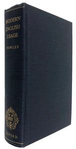 Modern English Usage book by H. W. Fowler 1950 Hardback - Picture 1 of 9
