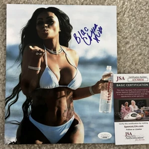 Blac Chyna AUTOGRAFO firmato foto 8x10 al passo con le Kardashian Jsa Coa - Foto 1 di 3