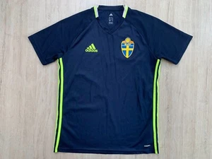 2016 2017 Training Schweden Fußball Trikot Sweden Football Jersey Shirt Adidas M - Bild 1 von 11