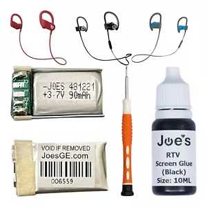 Beats By Dre Powerbeats 2 3 HP Kabellos Batteriewechsel Reparatur 90mAh Set - Bild 1 von 4