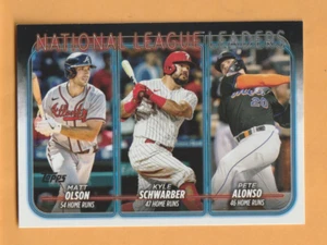 Pete Alonso Kyle Schwarber Matt Olson 2024 Topps #260 Florida Gators - Picture 1 of 2