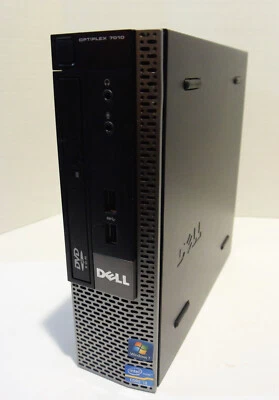 Dell Optiplex 7010 (Intel Core i3 3rd Gen 3.4GHz 6GB 256GB Win 10) Desktop USFF - Image 1 of 4