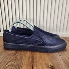 Sperry Top-Sider Jeffrey Classic Slip On Shoes Women 10M Blue Calf Hair Sneakers