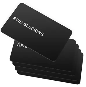 RFID Blocking Cards - 4 Pack, Premium Contactless NFC Debit Credit Card P - Picture 1 of 7
