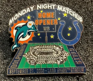 Miami Dolphins vs Indianapolis Colts 2009 Game Day Collector Pin - Picture 1 of 1