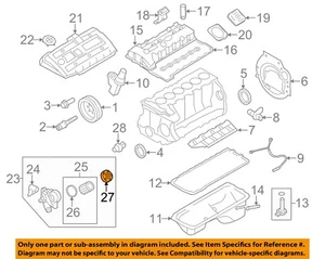 BMW OEM 06-16 Z4 3.0L-L6 Engine Appearance-Engine Cover 11427525334 - Picture 1 of 2