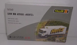 % - Faller Car System H0 161560 Mercedes Benz Atego Koffer-LKW "Hertz" NEU & OVP - Bild 1 von 3