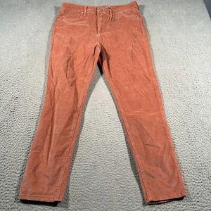 Seven7 Corduroy Pants Womens 14 Brown Casual Comfort Ultra High Rise Skinny NWT - Picture 1 of 13