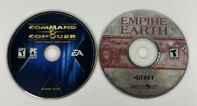 Command & Conquer First Decade + Empire Earth PC Game Bundle Tested No Case - Image 1 of 4