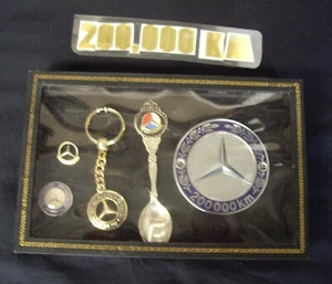 Mercedes Benz 200,000 KM Mileage Grille Badge (3 INCH PRESENTATION AWARD) - Picture 1 of 8