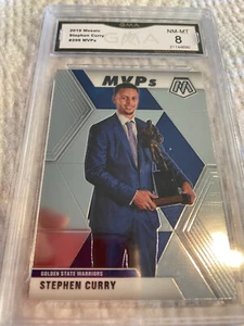 STEPHEN CURRY WARRIORS 2019 MOSAIC MVP'S # 299 GRADED 8 L@@@@K - Picture 1 of 2