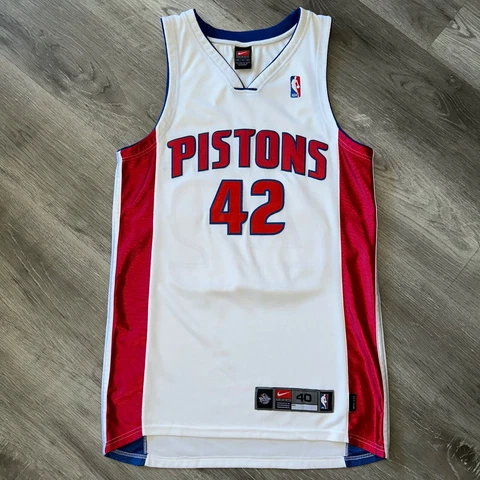 Authentic Jerry Stackhouse Detroit Pistons Jersey 40 M Nike Cover