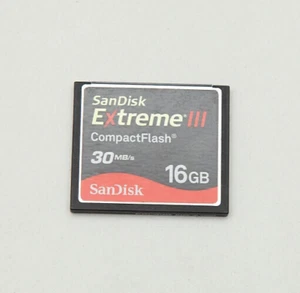 SanDisk Extreme III CompactFlash 16GB 30MB/s - Zdjęcie 1 z 2