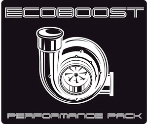 2015-2022 US Mustang [VCM_S31] Visor Warning Label Vinyl Cover - Ecoboost - Picture 1 of 2