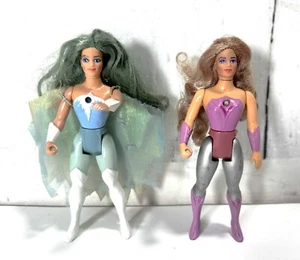 LOT 2 VINTAGE SHE-RA PRINCESS OF POWER FROSTA & GLIMMER ACTION FIGURE MOTU 1984 - Picture 1 of 10