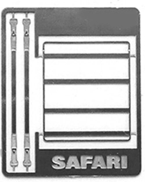 PORTAPACCHI in FOTOINCISIONE  PORSCHE 911 da TETTO PICCOLO ecc 1/43   ARENA R013 - Immagine 1 di 1