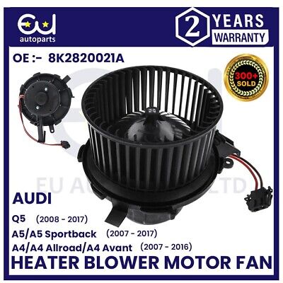Rhd For Audi A4, A5 & Q5  2008-2012 Heater Blower Motor Fan With A/c 08-12 • 59.92€