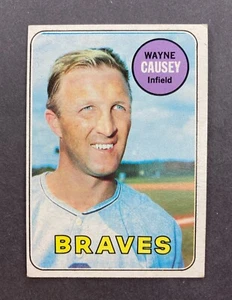 1969 Topps #33 Wayne Causey (Atlanta Braves) - Bild 1 von 2