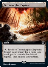 Terramorphic Expanse - Foil - Extended Art - Commander Legends - NM, English MTG