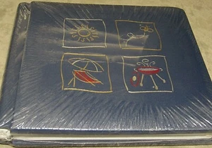 Creative Memories Sentiments 7"x7" Album Blue Summer w/12 Pages, New & Sealed - Picture 1 of 4