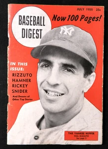 (11) 1950 Baseball Digest Magazine Lot No Mailing Labels - Picture 1 of 4