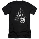 The Batman (2022) And His Motorcycle - Men's Premium Slim Fit T-Shirt