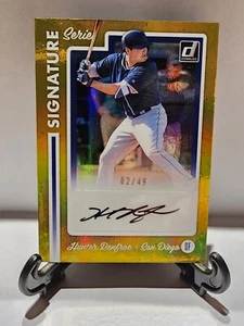 2017 Panini Donruss Signature Series Gold Hunter Renfroe /49 #SS-HR REDS/ANGELS - Picture 1 of 3
