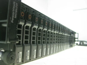 DELL PowerVault MD3620f 24 BAY STORAGE ARRAY. 2x CG87V ,15x300GB + 5x600GB HDD - Picture 1 of 10