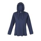 Ladies Plain Hooded Long Sleeves T-Shirt | Women Tops | Marle Colours Size 6-22