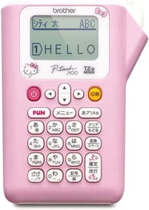 Escritor de etiquetas de diseño Brother PT-J100KTP KTP Peanuts Hello Kitty P-touch FedEx/DHL - Imagen 1 de 6