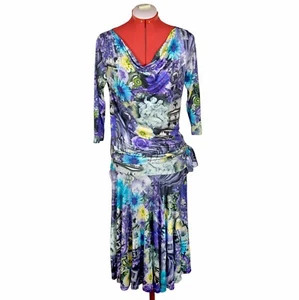 BLUMARINE NEW Womens Stretch Summer Skirt Suit Size L 46 10 - Picture 1 of 12