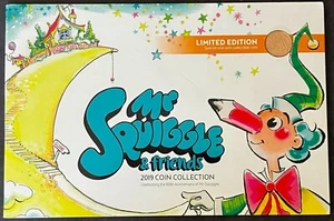 AUSTRALIA MR SQUIGGLES AND FRIENDS 2019 UNCIRCULATED LIMITED EDITION COIN SET - Picture 1 of 6