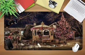 3D Dekoratives Licht H916 Christmas Rutschfest Schreibtisch Matte Tastatur Pad A - Bild 1 von 8