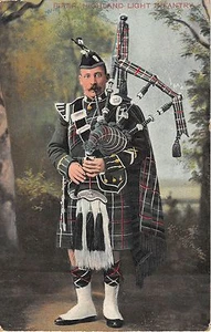 CPA ROYAUME UNI PIPER HIGHLAND LIGHT INFANTRY - Picture 1 of 1