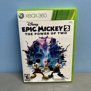 Xbox 360 Epic Mickey 2 "The Power of Two" Game and Manual Included - Picture 1 of 4