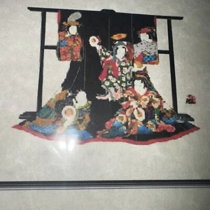 Kimono Gallery - Festive Dolls -  Cross Stitch booklet - EXC - Unopened - Picture 1 of 3