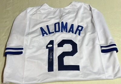 Roberto Alomar signed Custom Jersey auto autograph certified size XL - Image 1 of 2