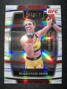 2022 Panini UFC Select Mackenzie Dern White Prizm Strawweight #25/75